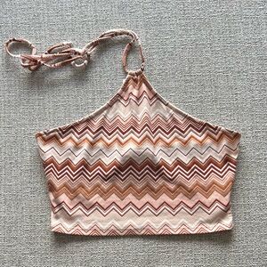 SADIE & SAGE Crop Halter Top